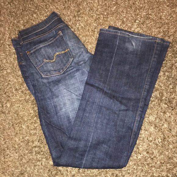 7 for all mankind Jeans Size 27 Inseam 33 inches - Picture 3 of 6